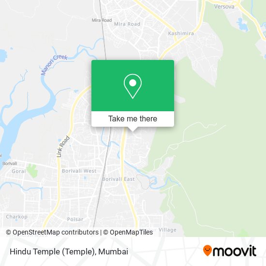 Hindu Temple map