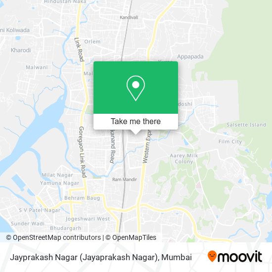 Jayprakash Nagar (Jayaprakash Nagar) map