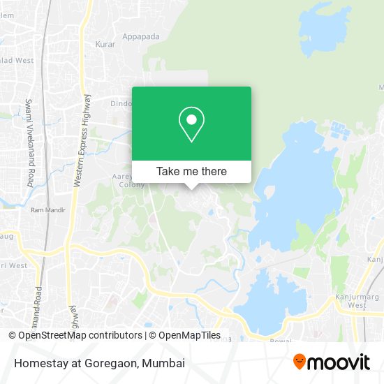 Homestay at Goregaon map