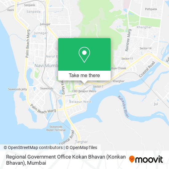 Regional Government Office Kokan Bhavan (Konkan Bhavan) map