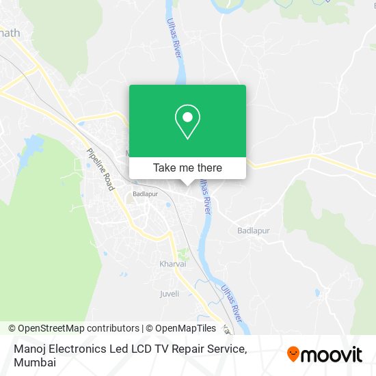 Manoj Electronics Led LCD TV Repair Service map