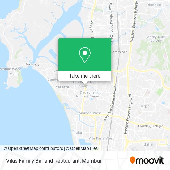 Vilas Family Bar and Restaurant map