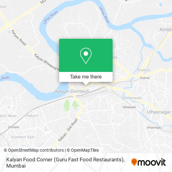 Kalyan Food Corner (Guru Fast Food Restaurants) map