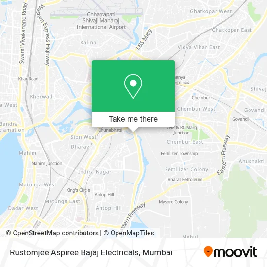 Rustomjee Aspiree Bajaj Electricals map