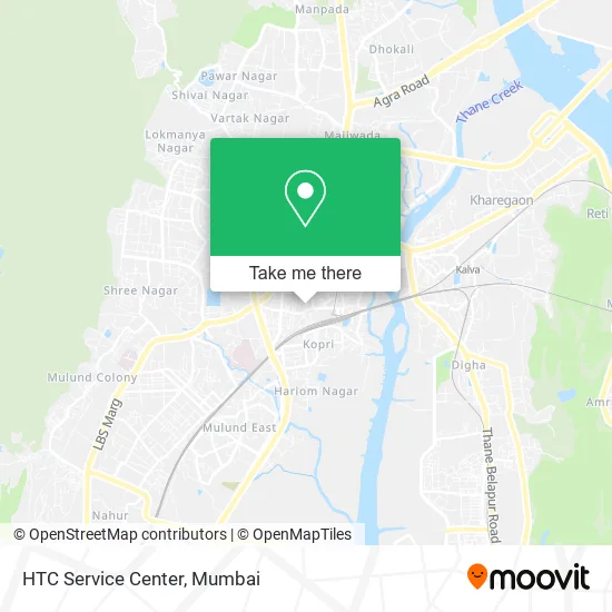 HTC Service Center map
