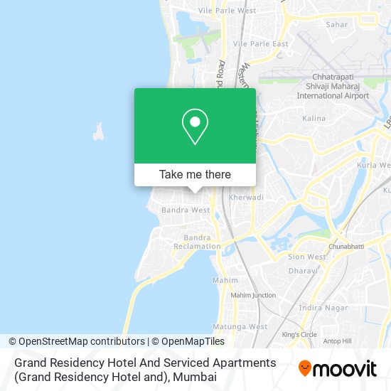 Grand Residency Hotel And Serviced Apartments (Grand Residency Hotel and) map