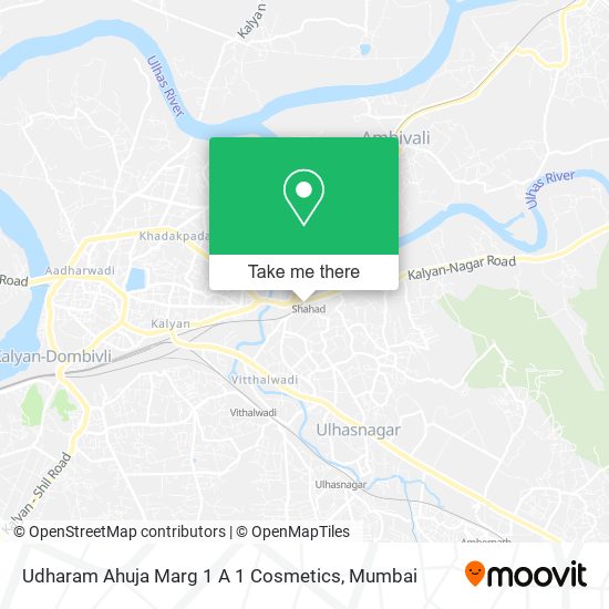 Udharam Ahuja Marg 1 A 1 Cosmetics map