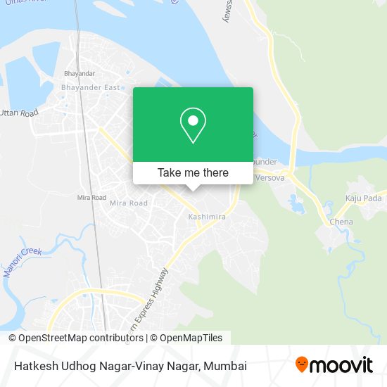 Hatkesh Udhog Nagar-Vinay Nagar map