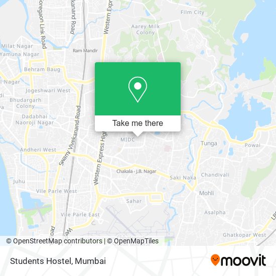 Students Hostel map