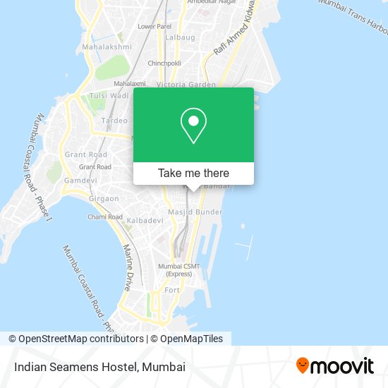 Indian Seamens Hostel map