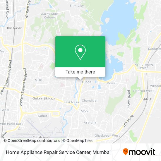 Home Appliance Repair Service Center map