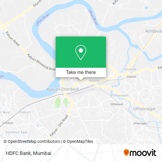 HDFC Bank map