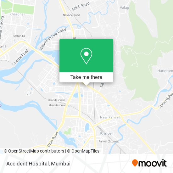 Accident Hospital map