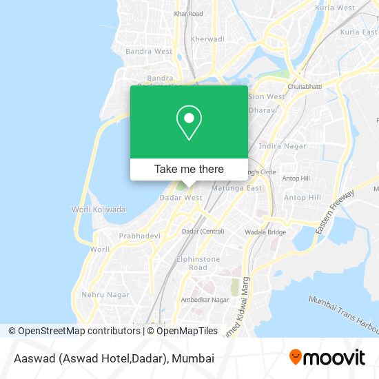 Aaswad (Aswad Hotel,Dadar) map