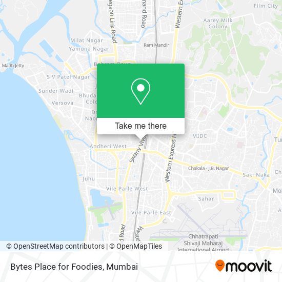 Bytes Place for Foodies map