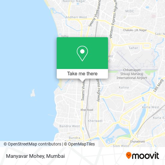 Manyavar Mohey map