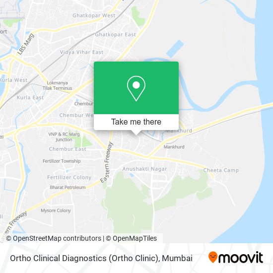 Ortho Clinical Diagnostics map