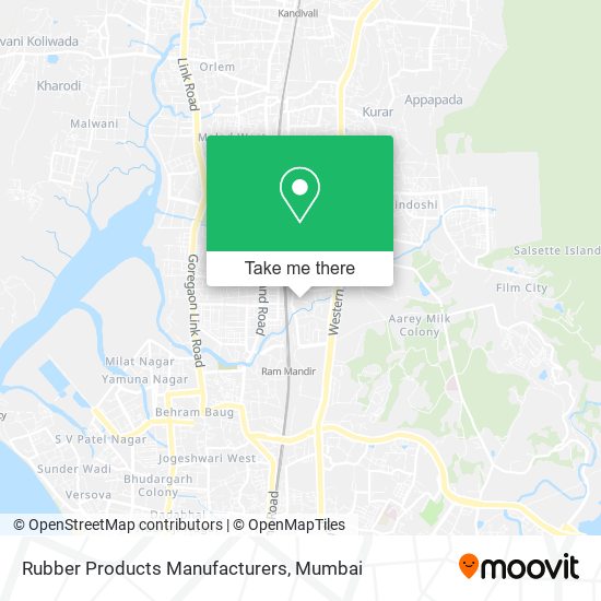 Rubber Products Manufacturers map