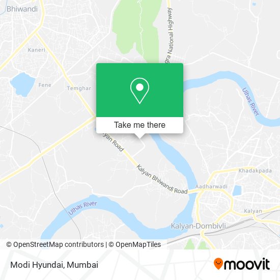 Modi Hyundai map