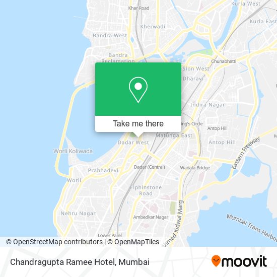 Chandragupta Ramee Hotel map