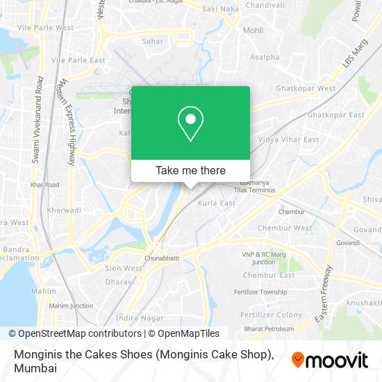 Monginis the Cakes Shoes (Monginis Cake Shop) map