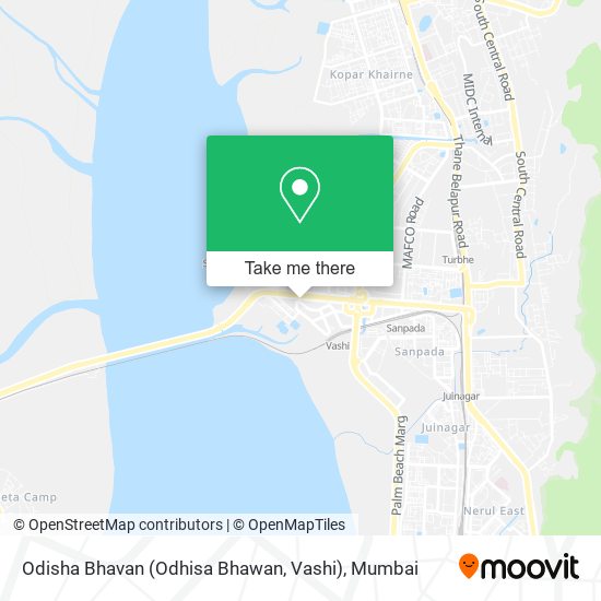 Odisha Bhavan (Odhisa Bhawan, Vashi) map