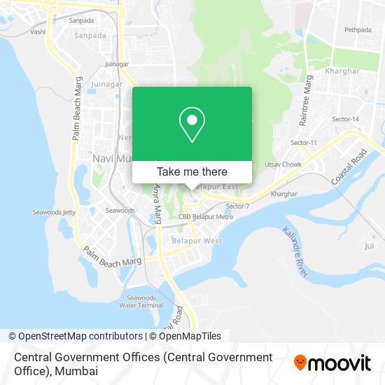 Central Government Offices map