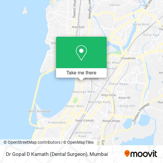 Dr Gopal D Kamath (Dental Surgeon) map