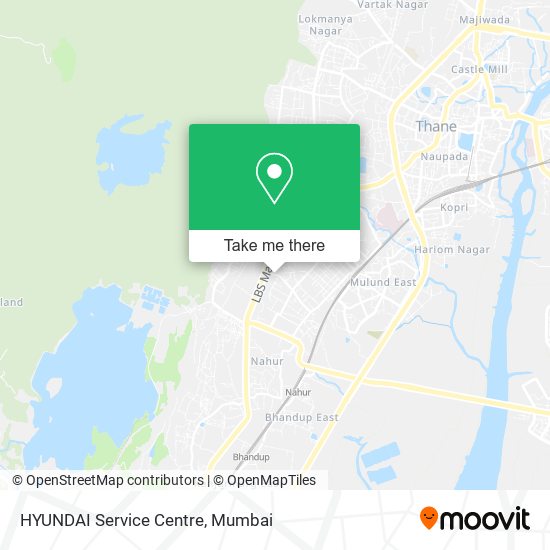 HYUNDAI Service Centre map