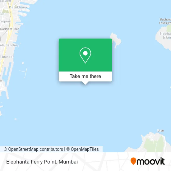 Elephanta Ferry Point map