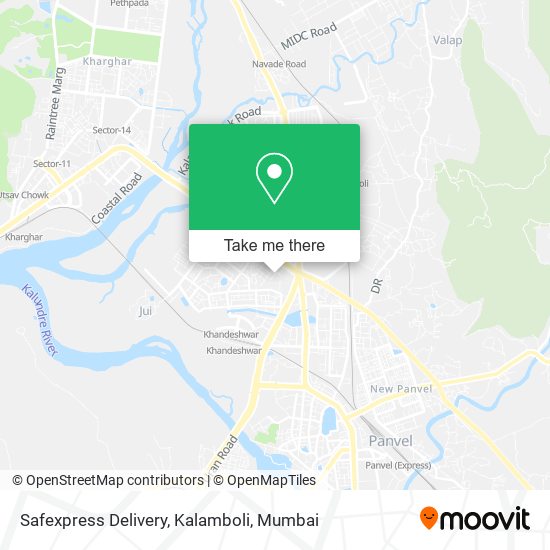 Safexpress Delivery, Kalamboli map