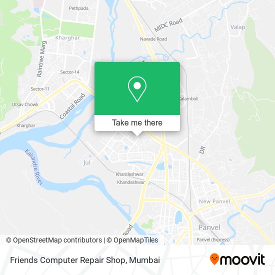 Friends Computer Repair Shop map