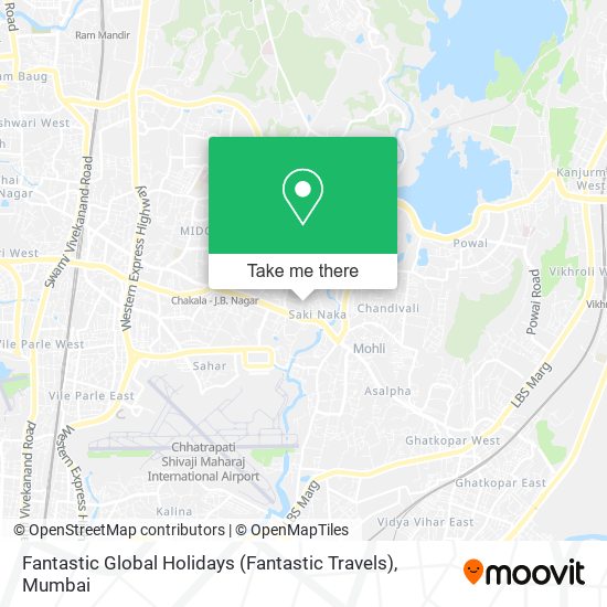 Fantastic Global Holidays (Fantastic Travels) map