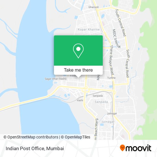 Indian Post Office map