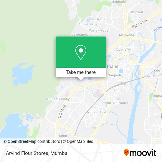 Arvind Flour Stores map