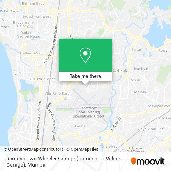 Ramesh Two Wheeler Garage (Ramesh To Villare Garage) map