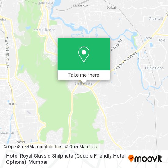 Hotel Royal Classic-Shilphata (Couple Friendly Hotel Options) map