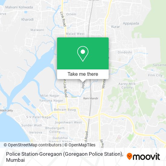 Police Station-Goregaon map