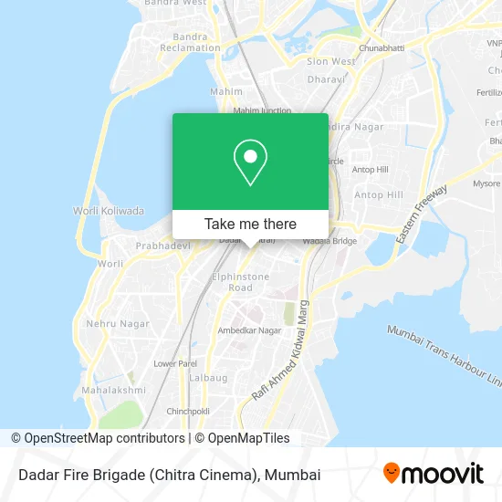 Dadar Fire Brigade (Chitra Cinema) map