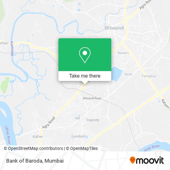 Bank of Baroda map