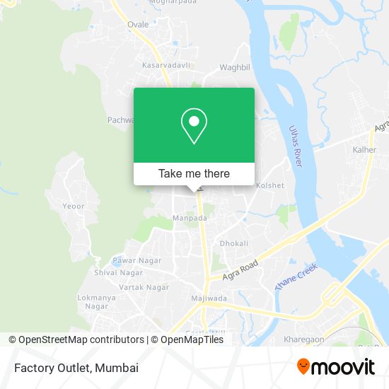 Factory Outlet map