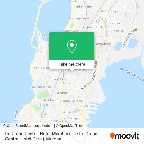 Itc Grand Central Hotel-Mumbai (The Itc Grand Central Hotel-Parel) map