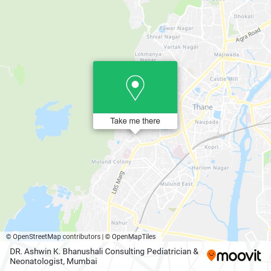 DR. Ashwin K. Bhanushali Consulting Pediatrician & Neonatologist map