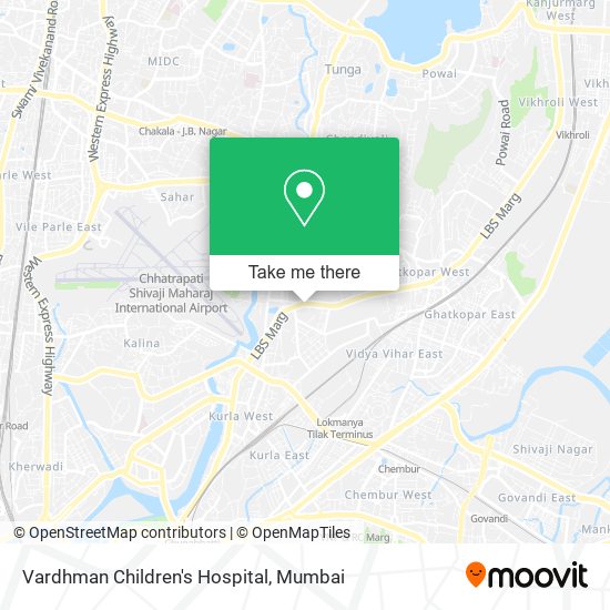 Vardhman Children's Hospital map