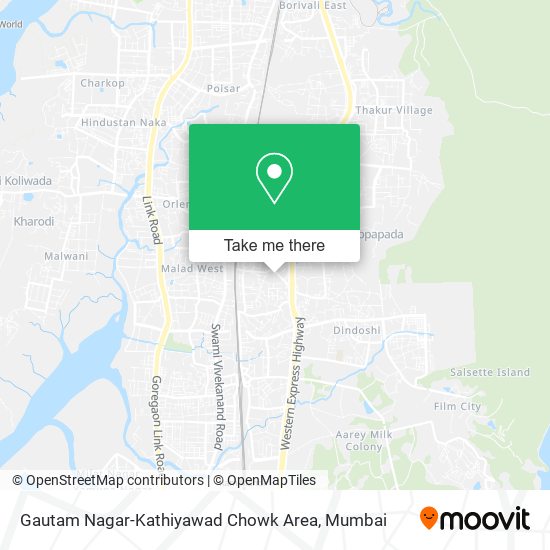 Gautam Nagar-Kathiyawad Chowk Area map