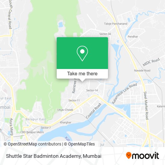 Shuttle Star Badminton Academy map