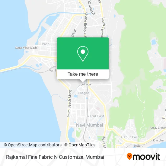 Rajkamal Fine Fabric N Customize map