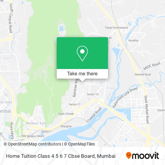 Home Tuition Class 4 5 6 7 Cbse Board map