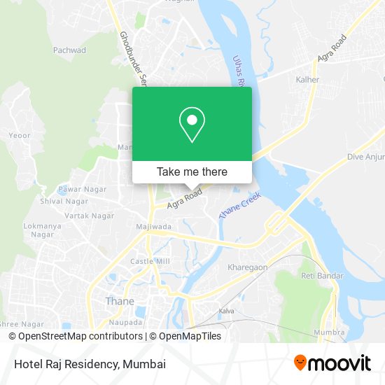 Hotel Raj Residency map