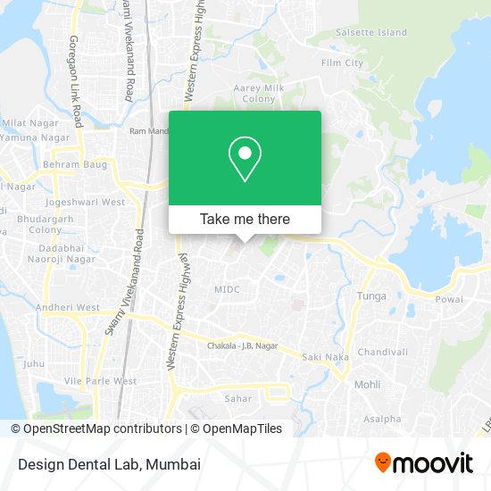 Design Dental Lab map